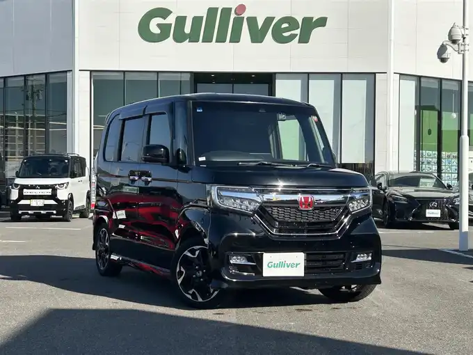 新着情報“Ｎ－ＢＯＸカスタムG・EXターボホンダセンシング”2018年式クリスタルブラックパール入荷しました！