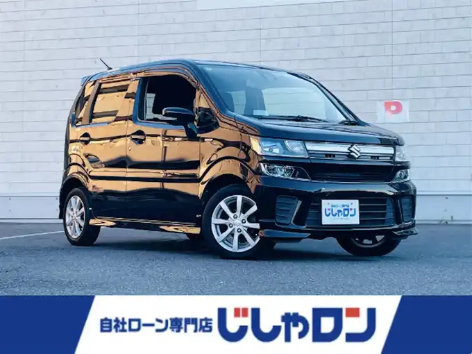 新着情報“ワゴンＲハイブリッドFZ セーフティパッケージ装着車”2018年式ブルーイッシュブラックパール3入荷しました！