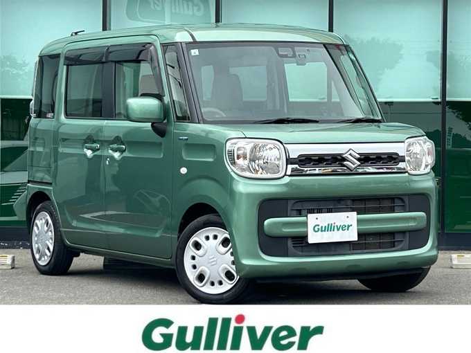 新着情報“スペーシアハイブリッドX 衝突被害軽減ブレーキ非装着車”2019年式ツールグリーンパールメタリック入荷しました！
