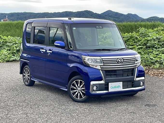 新着情報“タントカスタムX トップエディションSAⅢ”2017年式ディープブルークリスタルマイカ入荷しました！