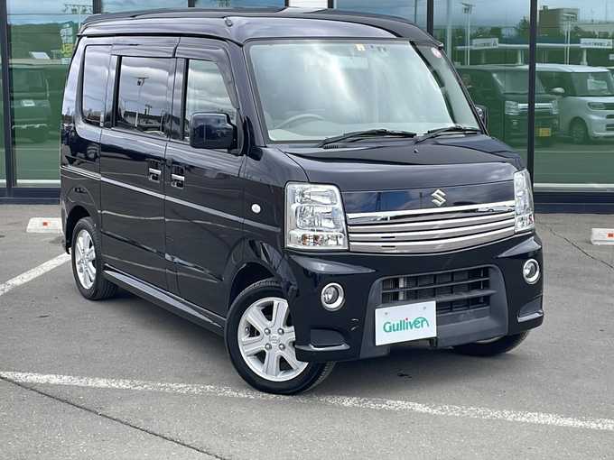 新着情報“エブリイワゴンPZターボスペシャル”2014年式ブルーイッシュブラックパール3入荷しました！
