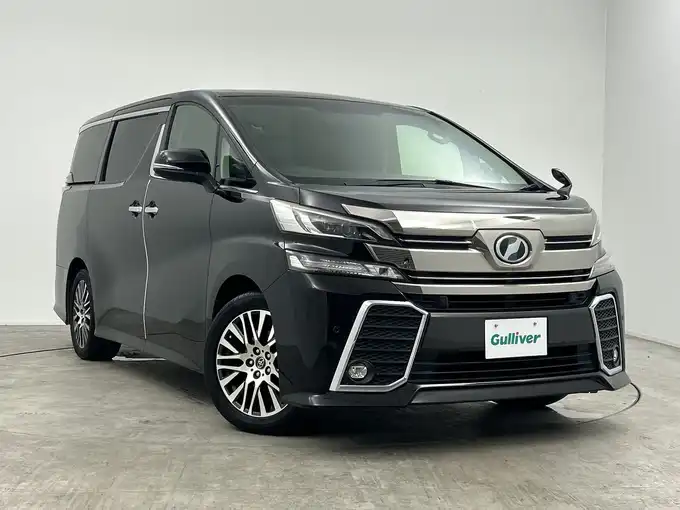 新着情報“ヴェルファイア2．5Z Gエディション”2015年式バーニングブラッククリスタルシャインガラスフレーク入荷しました！