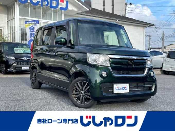 新着情報“Ｎ ＢＯＸG L ターボ ホンダセンシング”2018年式ブリティッシュグリーンP入荷しました！