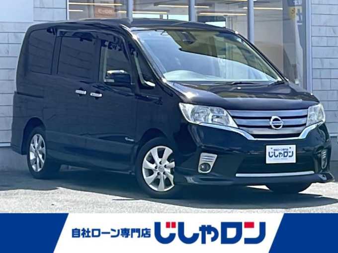 新着情報“セレナハイウェイスター S－ハイブリッド Vエアロモード”2013年式スーパーブラック入荷しました！