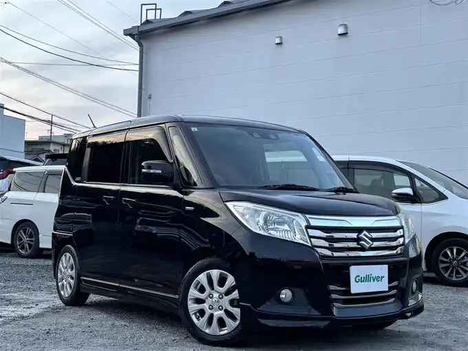 新着情報“ソリオハイブリッドMZ”2019年式スーパーブラックパール入荷しました！