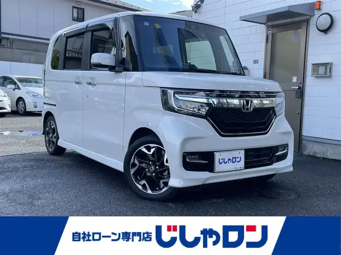 新着情報“Ｎ－ＢＯＸカスタムG・Lターボホンダセンシング”2019年式プラチナホワイトパール入荷しました！