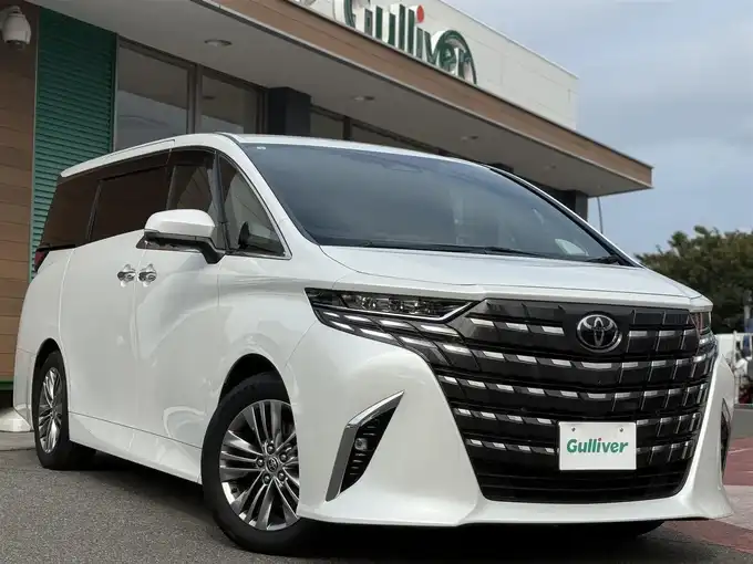 新着情報“アルファードハイブリッドハイブリッド Z”2023年式プラチナホワイトパールマイカ入荷しました！