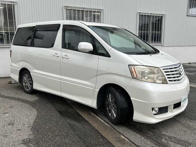 新着情報“アルファードＶAS プレミアム・アルカンターラバージョン”2004年式ホワイトパールマイカ入荷しました！