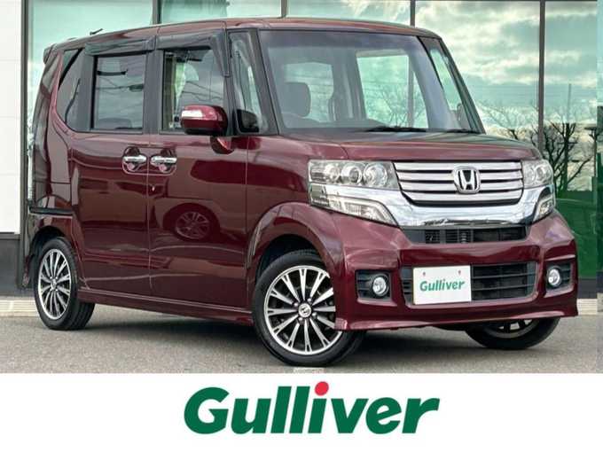 新着情報“Ｎ－ＢＯＸカスタムG・ターボパッケージ”2013年式プレミアムディープロッソパール入荷しました！