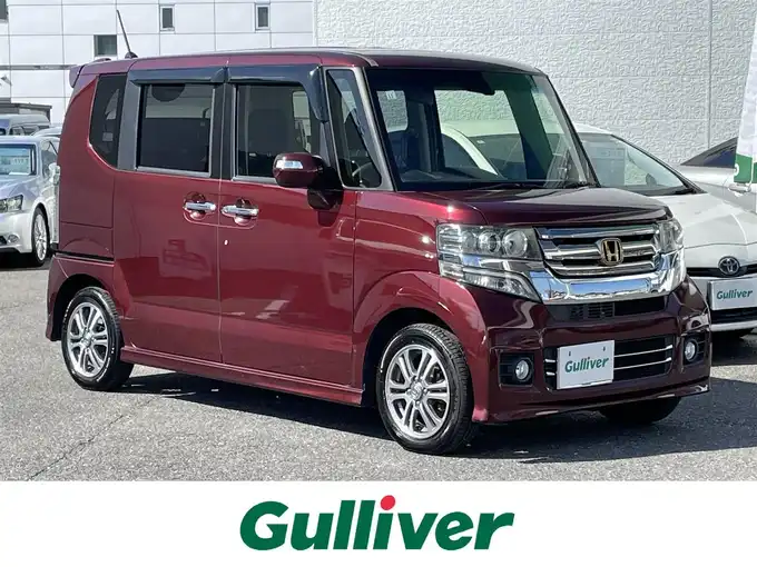 新着情報“Ｎ－ＢＯＸカスタムG・Lパッケージ特別仕様車SSパッケージ”2015年式ワインＭ入荷しました！