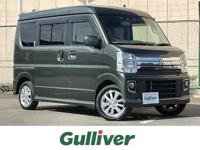 新着情報“エブリイワゴンJPターボ ハイルーフ”2021年式クールカーキPM入荷しました！