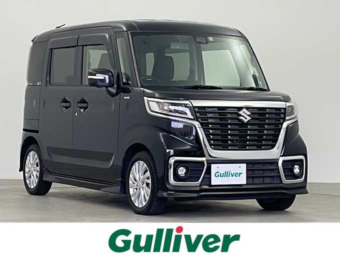 新着情報“スペーシアカスタムハイブリッドGS 衝突被害軽減ブレーキ非装着車”2018年式ブルーイッシュブラックパール3入荷しました！