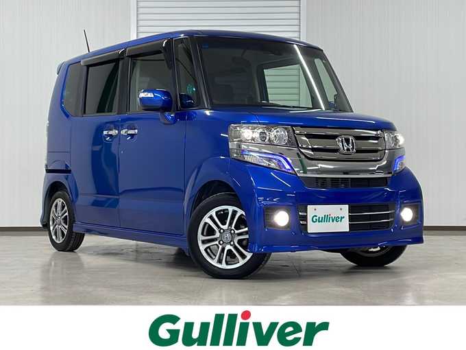 新着情報“Ｎ－ＢＯＸカスタムG・Lパッケージ”2015年式ブリリアントスポーティブルーメタリック2トーン入荷しました！