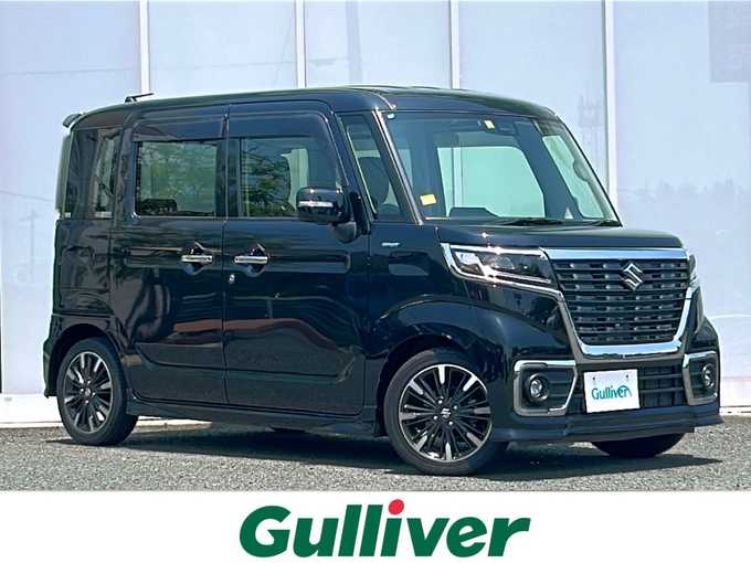 新着情報“スペーシアカスタムハイブリッドXSターボ 衝突被害軽減ブレーキ非装着車”2018年式ブルーイッシュブラックパール3入荷しました！