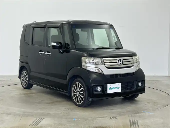 新着情報“Ｎ－ＢＯＸカスタムG・ターボパッケージ”2012年式クリスタルブラックパール入荷しました！