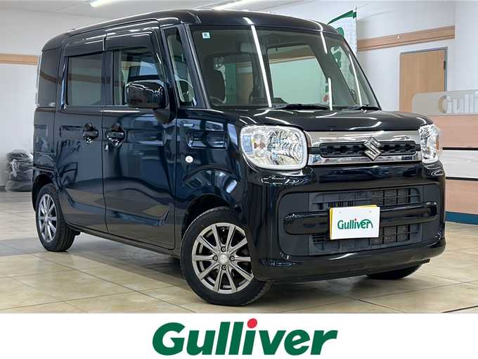 新着情報“スペーシアハイブリッドX 衝突被害軽減ブレーキ非装着車”2018年式ブルーイッシュブラックパール3入荷しました！