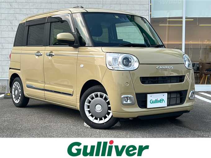 新着情報“ムーヴキャンバスセオリーG eco IDLE非装着車”2023年式サンドベージュメタリック入荷しました！