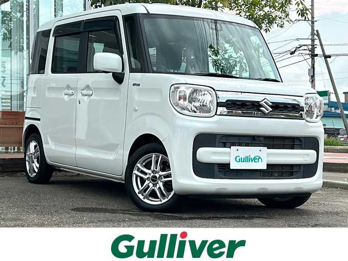 新着情報“スペーシアハイブリッドX 衝突被害軽減ブレーキ非装着車”2018年式ピュアホワイトP入荷しました！