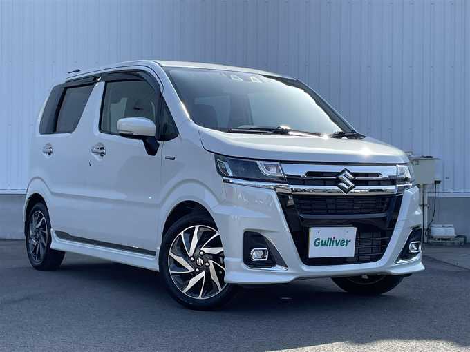 新着情報“ワゴンＲカスタムＺハイブリッドZT”2023年式ピュアホワイトP入荷しました！