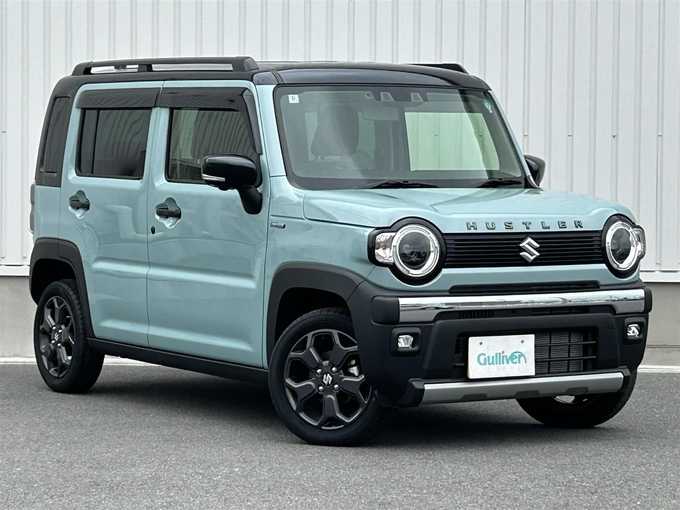 新着情報“ハスラータフワイルドターボ”2024年式オフブルーメタリック/ブラック 2トーン入荷しました！