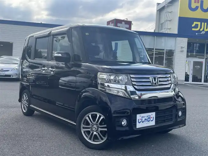 新着情報“Ｎ－ＢＯＸカスタムG・Lパッケージ”2013年式プレミアムゴールドパープルパール入荷しました！