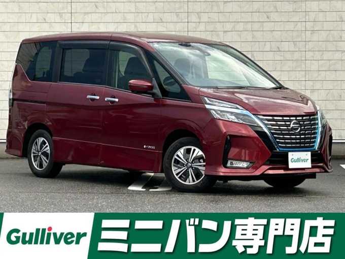 新着情報“セレナe－パワー ハイウェイスターV アーバンクロム”2021年式マルーンレッド入荷しました！