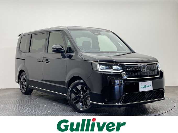 新着情報“ステップワゴンe:HEVスパーダ”2025年式クリスタルブラックパール入荷しました！