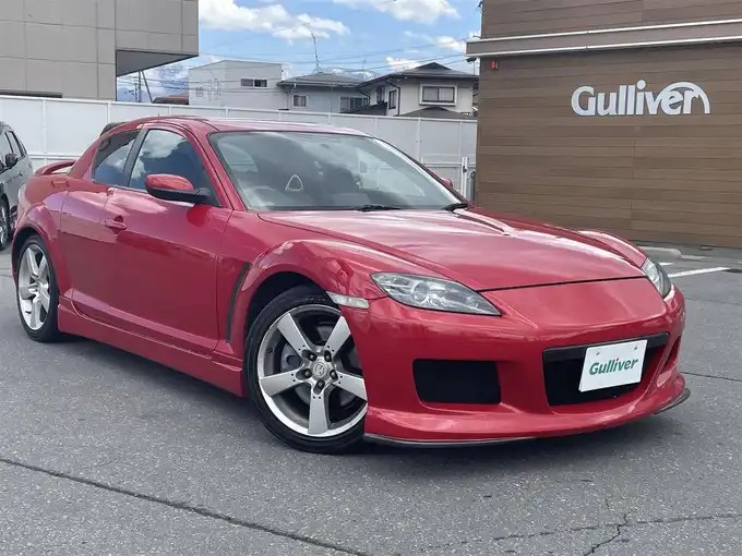 新着情報“ＲＸ－８タイプE”2004年式ベロシティレッド入荷しました！