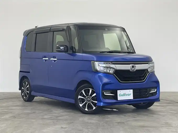 新着情報“Ｎ－ＢＯＸカスタムG・Lホンダセンシング”2018年式ブリリアントスポーティブルーメタリック2トーン入荷しました！