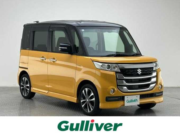 新着情報“スペーシアカスタムＺターボ デュアルカメラブレーキサポート ユーティリティーパッケージ装着車”2017年式アクティブイエロー/ブラック2トーンルーフ入荷しました！