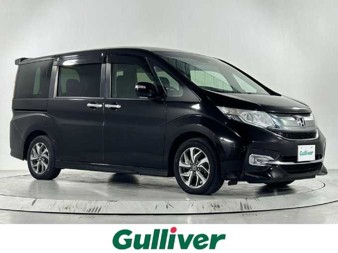 新着情報“ステップワゴンスパーダスパーダ”2015年式プレミアムスパークルブラックパール入荷しました！