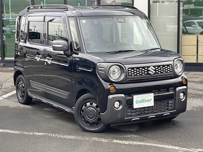 新着情報“スペーシアギアハイブリッドXZ”2019年式ブルーイッシュブラックパール3入荷しました！