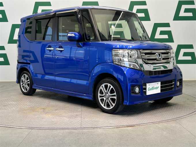 新着情報“Ｎ－ＢＯＸカスタムG・Lパッケージ”2016年式ブリリアントスポーティブルーメタリック2トーン入荷しました！