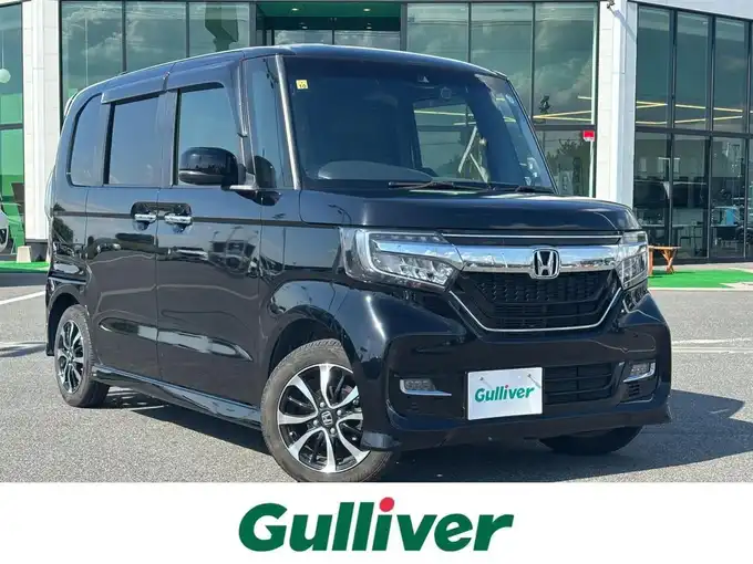 新着情報“Ｎ－ＢＯＸカスタムG・Lホンダセンシング”2018年式クリスタルブラックパール入荷しました！