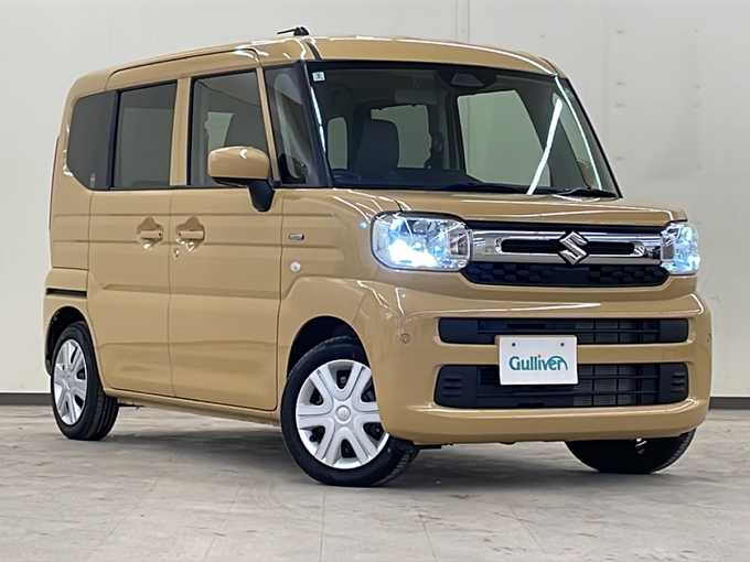新着情報“スペーシアハイブリッドX セーフティプラスパッケージ装着車”2024年式黄入荷しました！