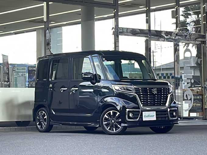 新着情報“スペーシアカスタムハイブリッドXS”2020年式ブルーイッシュブラックパール3入荷しました！