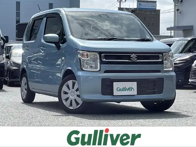 新着情報“ワゴンＲハイブリッドFX セーフティパッケージ装着車”2019年式フィズブルーパールメタリック入荷しました！