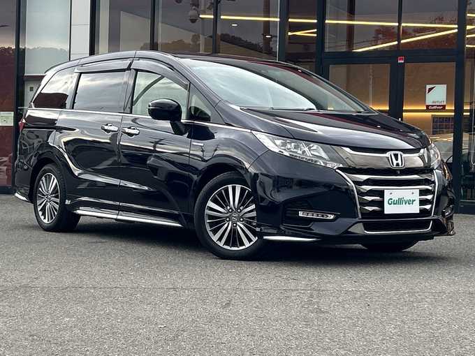 新着情報“オデッセイハイブリッドハイブリッドアブソルート・EXホンダセンシング”2018年式プレミアムヴィーナスブラックP入荷しました！