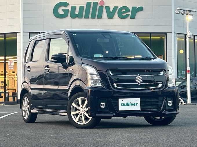 新着情報“ワゴンＲスティングレーハイブリッドX”2017年式ムーンライトバイオレットPM入荷しました！