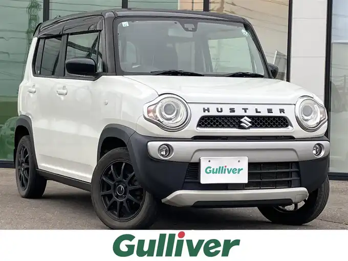新着情報“ハスラーGターボセットオプション装着車”2015年式クリスタルホワイトパール/ブラック2トーン入荷しました！