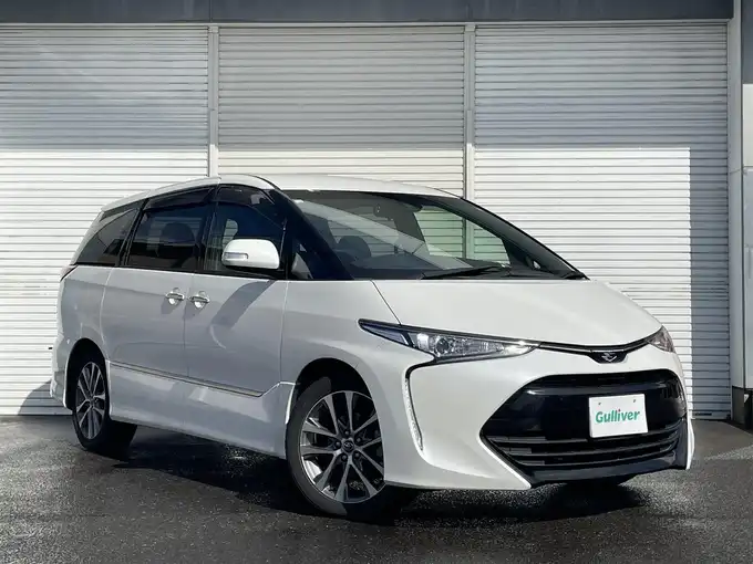 新着情報“エスティマアエラス プレミアム”2016年式ホワイトパールクリスタルシャイン入荷しました！