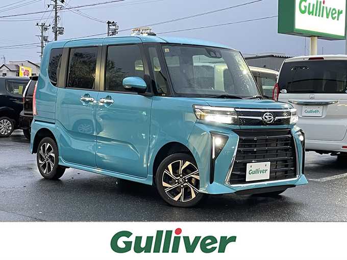 新着情報“タントカスタムX eco IDLE非装着車”2023年式ターコイズブルーマイカメタリック入荷しました！