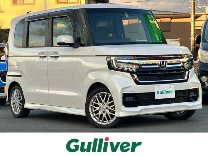 新着情報“Ｎ－ＢＯＸカスタムLターボ”2021年式プラチナホワイトパール入荷しました！