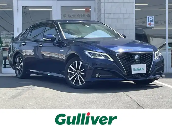 新着情報“クラウンハイブリッドG”2019年式ダークブルーマイカ入荷しました！
