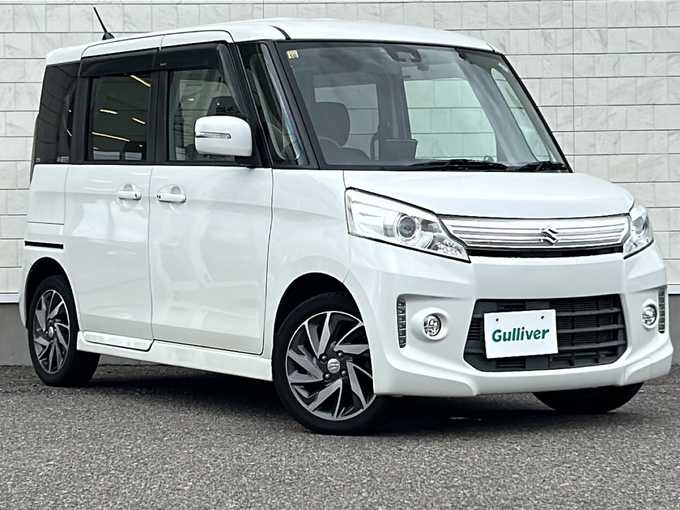 新着情報“スペーシアカスタムTS（レーダーブレーキサポート装着車）”2014年式パールホワイト入荷しました！