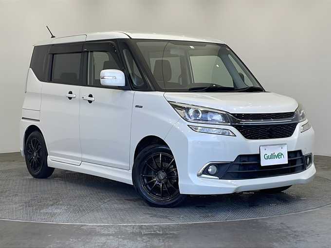新着情報“ソリオバンディットハイブリッドSV デュアルカメラブレーキサポート装着車”2018年式ピュアホワイトP入荷しました！