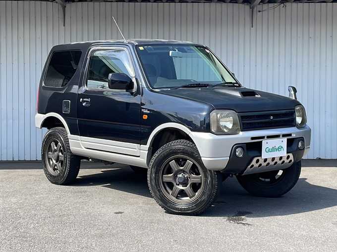 新着情報“ジムニーワイルドウインド”2002年式ブルーイッシュブラックパール3入荷しました！