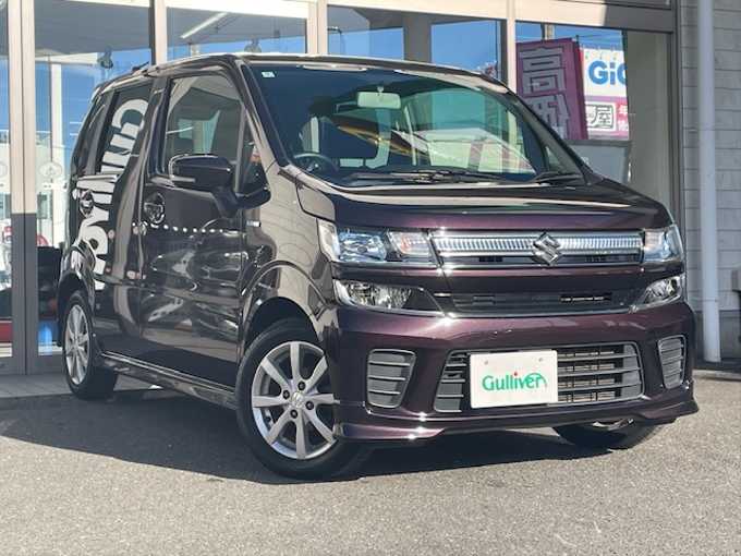 新着情報“ワゴンＲハイブリッドFZ セーフティパッケージ装着車”2018年式ムーンライトバイオレットPM入荷しました！