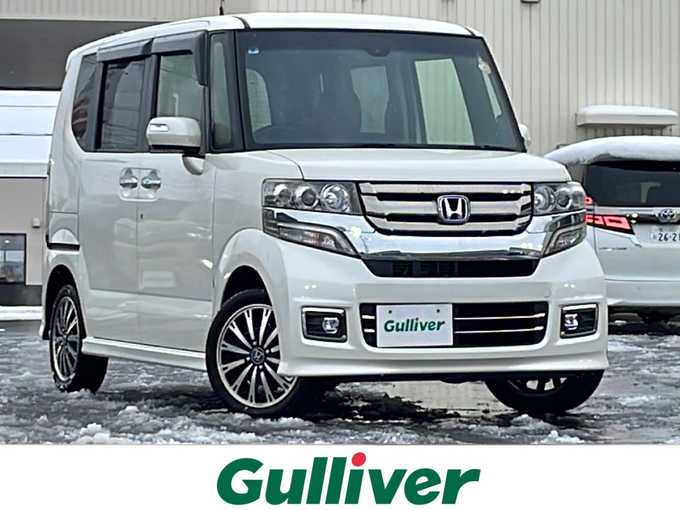 新着情報“Ｎ－ＢＯＸカスタムG・ターボLパッケージ”2015年式プレミアムホワイトパールⅡ入荷しました！