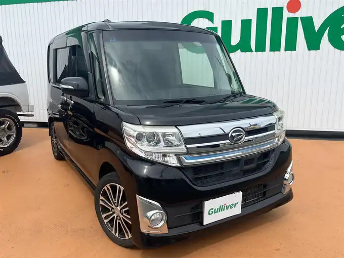 新着情報“タントカスタムX トップエディションSAⅡ”2015年式ブラックマイカメタリック入荷しました！